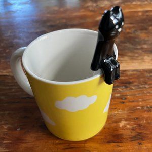 Concombre Cloud Mug &y Black Cat Spoon Set